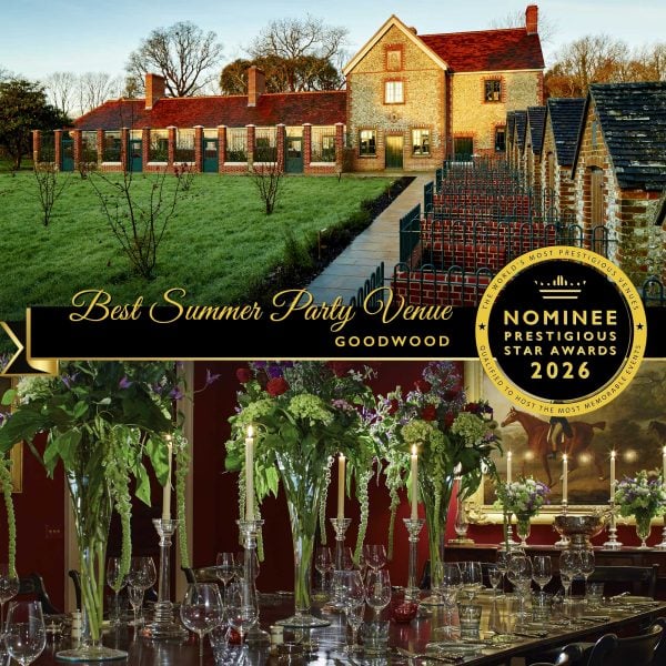 Best Summer Party Venue Nominee 2026, Hound Lodge, Goodwood, Prestigious Star Awards