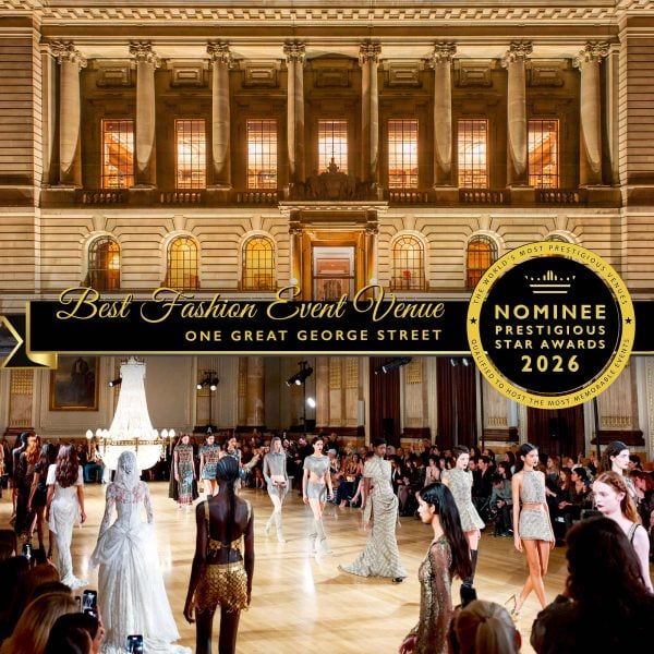 Best Fashion Event Venue Nominee 2026, One Great George Street, Prestigious Star Awards