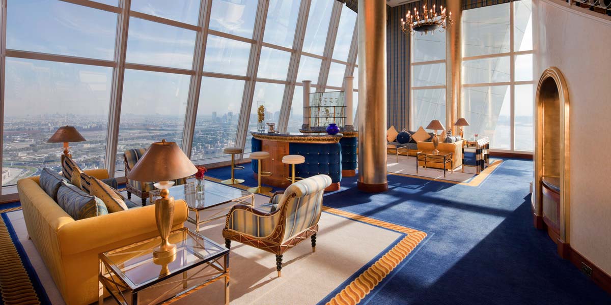 Club Suite, Burj Al Arab Dubai, Prestigious Venues