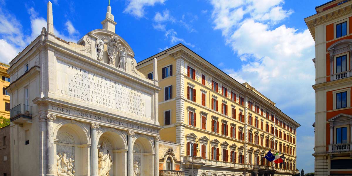 Historic Fountain Of Moses, The St. Regis Rome Event Spaces, St Regis Rome, Prestigious Venues