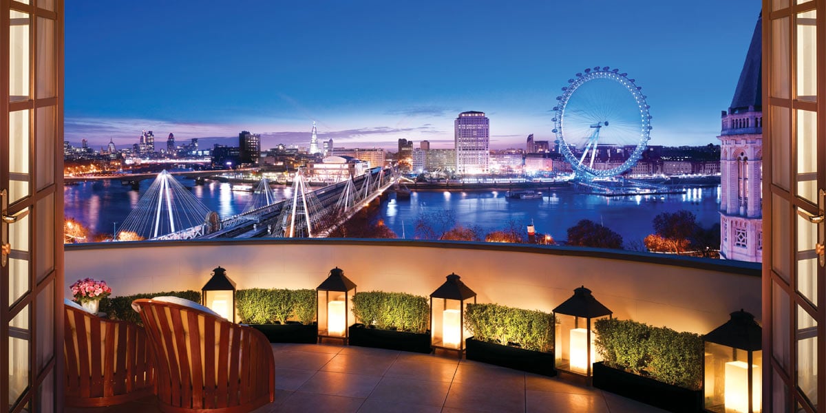 London View, Corinthia Hotel London, Prestigious Venues