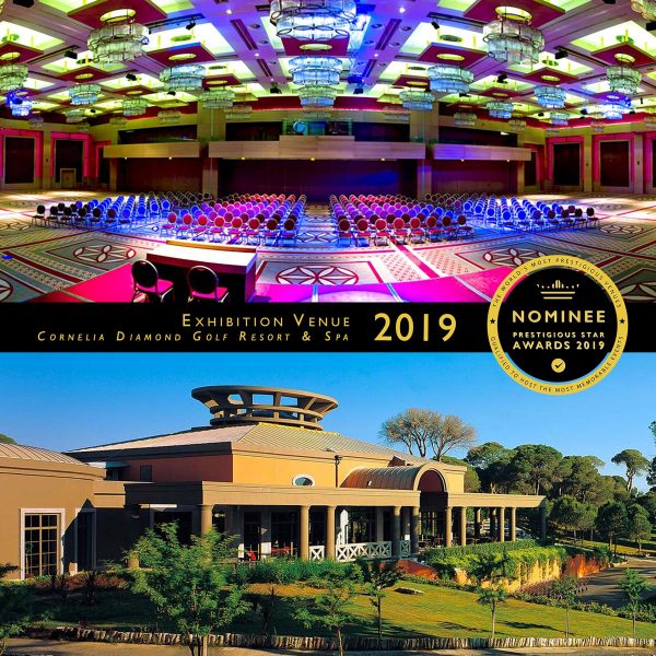 Exhibition Venue Nominee 2019, Cornelia Diamond Golf Resort & Spa, Prestigious Star Awards