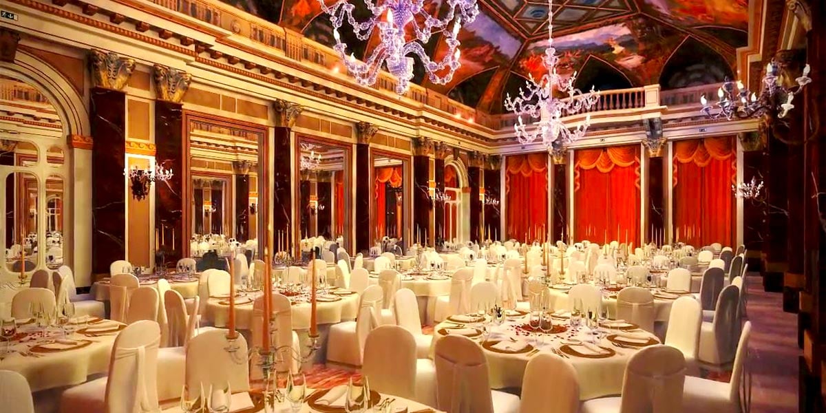 Gala Dinner Venues, Ritz Ballroom Gala Dinner Venue, St Regis Rome, Prestigious Venues