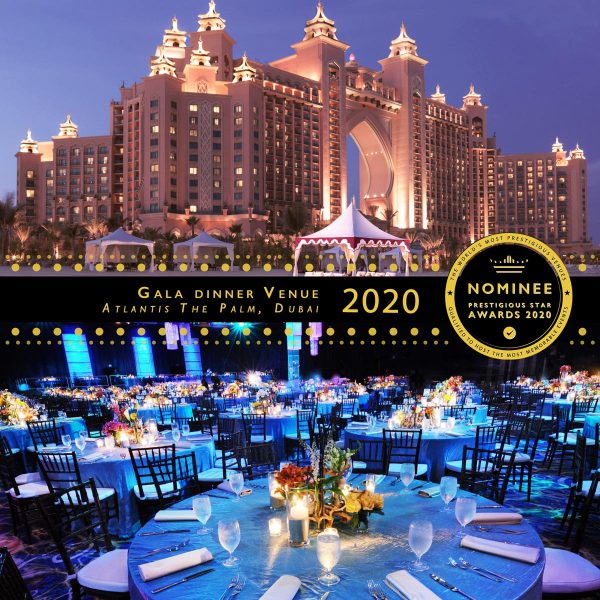 Best Gala Dinner Venue Nominee 2020, Atlantis The Palm Dubai, Prestigious Star Awards