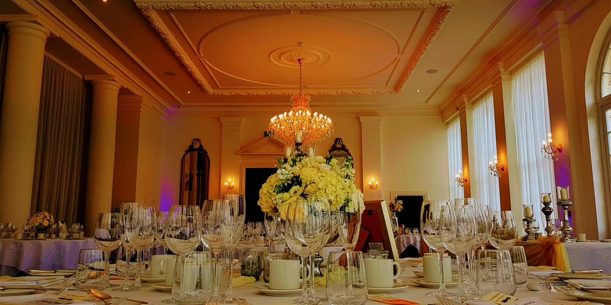 Wedding Reception, Rushton Hall Hotel And Spa, Prestigious Venues