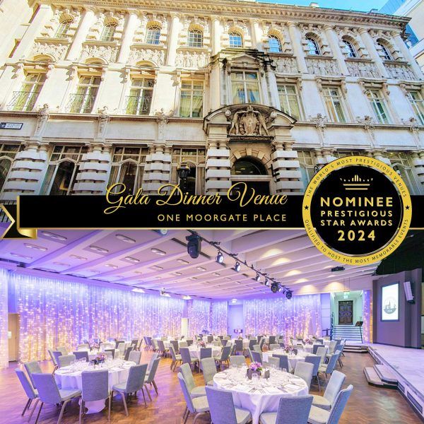 Gala Dinner Venue Nominee 2024, One Moorgate Place, Prestigious Star Awards version 1