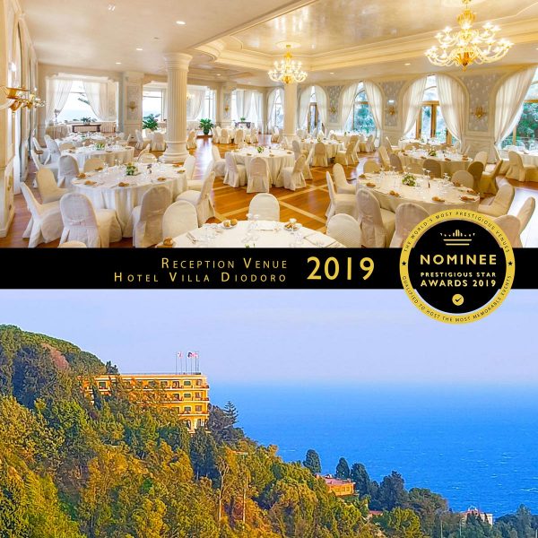 Reception Venue Nominee 2019, Hotel Villa Diodoro, Prestigious Star Awards