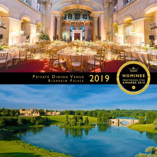 Private Dining Venue Nominee 2019, Blenheim Palace England, Prestigious Star Awards (3)