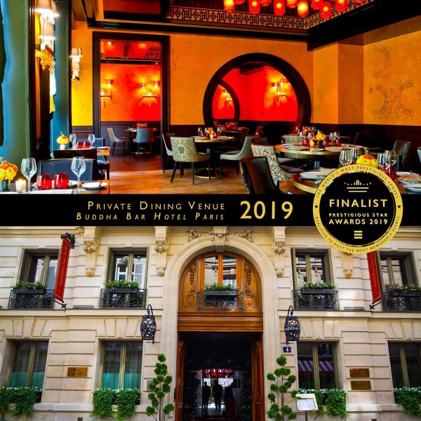 Private Dining Venue Finalist 2019, Buddha Bar Hotel Paris, Prestigious Star Awards