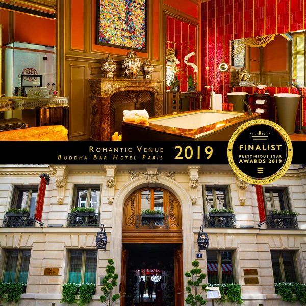 Romantic Venue Finalist 2019, Buddha Bar Hotel Paris, Prestigious Star Awards