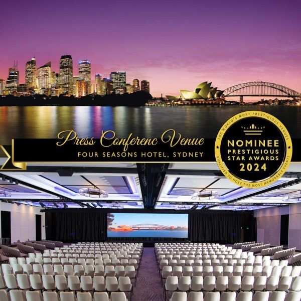 Press Conference Venue Nominee 2024, Four Seasons Hotel, Sydney, Prestigious Star Awards