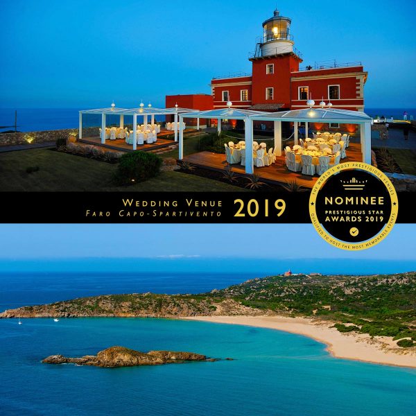 Wedding Venue Nominee 2019, Faro Capo Spartivento, Prestigious Star Awards