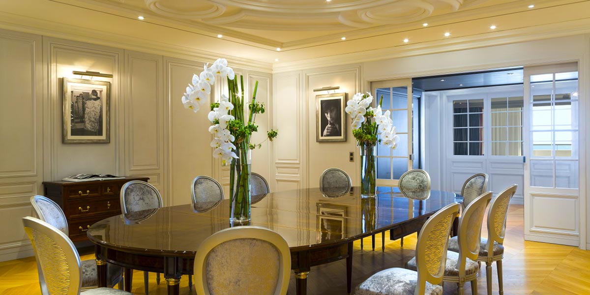 Dior Suite Event Space, Hotel Barriere Le Majestic Cannes, Prestigious Venues