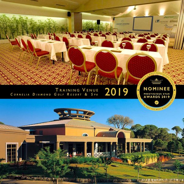 Training Venue Nominee 2019, Cornelia Diamond Golf Resort & Spa, Prestigious Star Awards