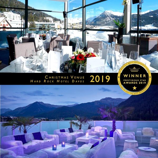 Christmas Venue Winner 2019, Hard Rock Hotel Davos, Prestigious Star Awards