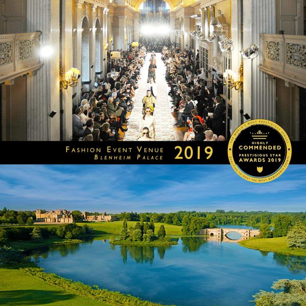 Fashion Event Highly Commended 2019, Blenheim Palace, Prestigious Star Awards