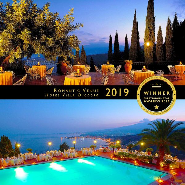 Romantic Venue Winner 2019, Hotel Villa Diodoro, Prestigious Star Awards