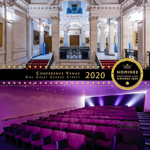 Best Conference Venue Nominee 2020, One Great George Street, Prestigious Star Awards