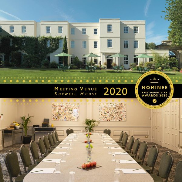 Best Meeting Venue Nominee 2020, Sopwell House, Prestigious Star Awards