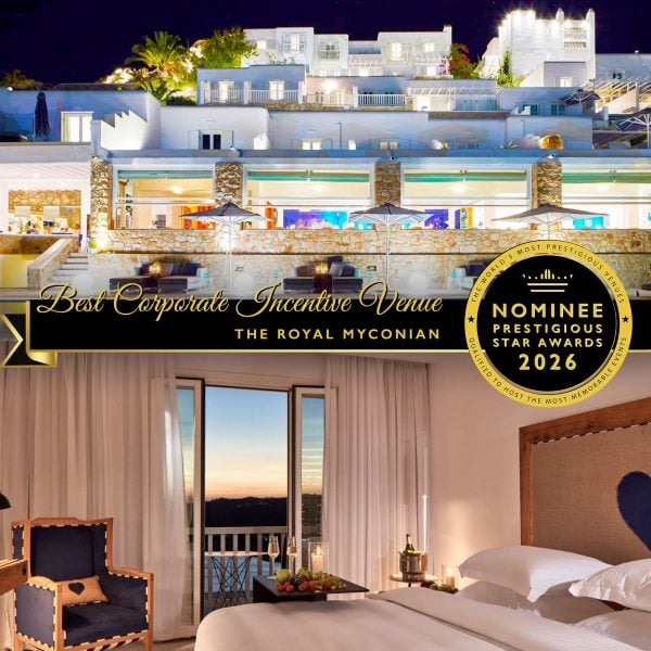 Corporate Incentive Venue Nominee 2026, The Royal Myconian, Prestigious Star Awards