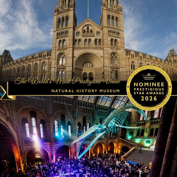 The World's Most Prestigious Venue Nominee 2026, Natural History Museum, Prestigious Star Awards