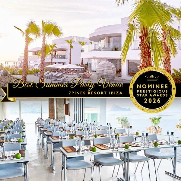 Summer Party Venue Nominee 2026, 7Pines Resort Ibiza, Prestigious Star Awards
