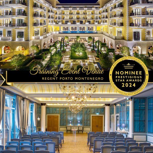 Training Event Venue Nominee 2024, Regent Porto Montenegro, Prestigious Star Awards