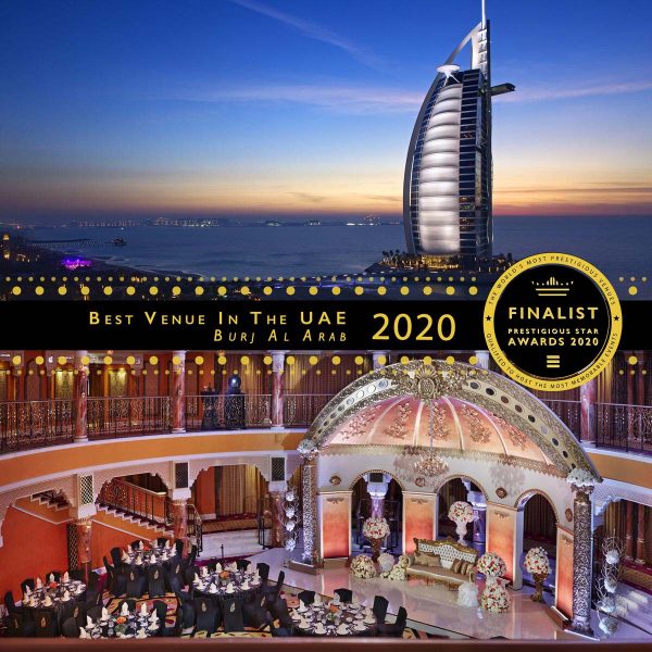 Best Venue In UAE Finalist 2020, Burj Al Arab, Prestigious Star Awards