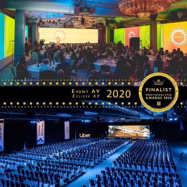 Event Supplier Finalist 2020, Eclipse AV, Prestigious Star Awards