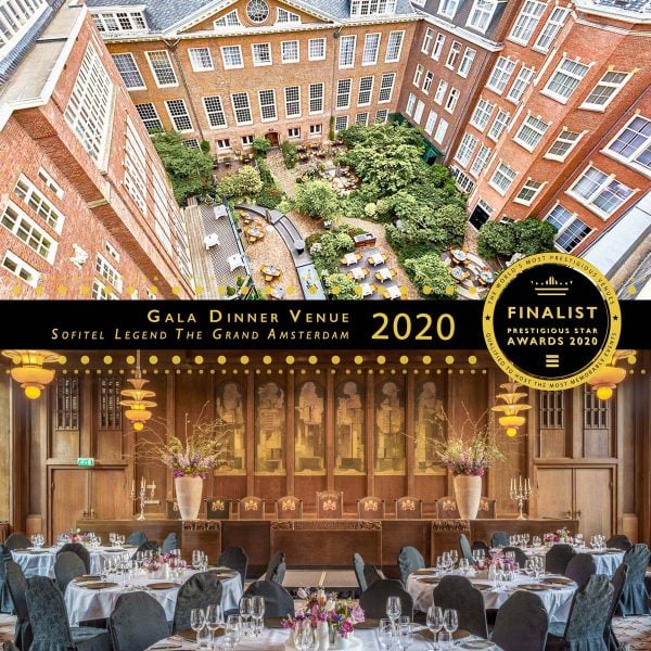 Gala Dinner Venue Finalist 2020, Sofitel Legend The Grand Amsterdam, Prestigious Star Awards