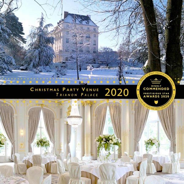 Christmas Party Venue Highly Commended 2020, Trianon Palace, Prestigious Star Awards
