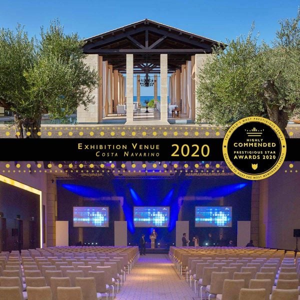 Exhibition Venue Highly Commended 2020, Costa Navarino, Prestigious Star Awards