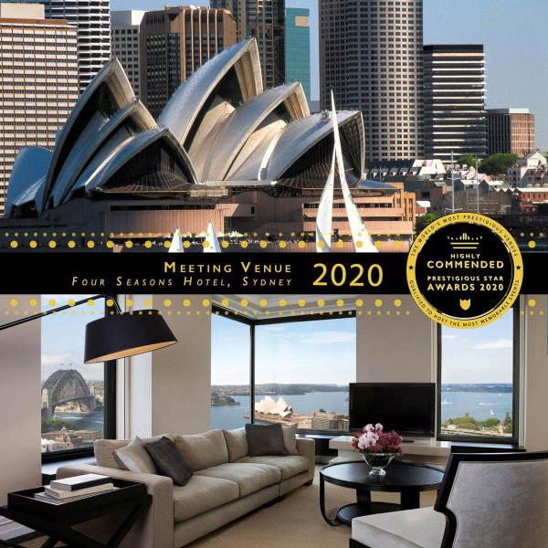 Meeting Venue Highly Commended 2020, Four Seasons Hotel, Sydney, Prestigious Star Awards