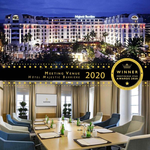 Meeting Venue Winner 2020, Hotel Majestic Barriere, Prestigious Star Awards