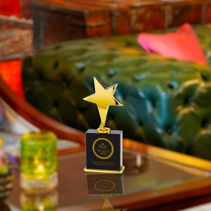 Prestigious Star Awards Trophy at Reception