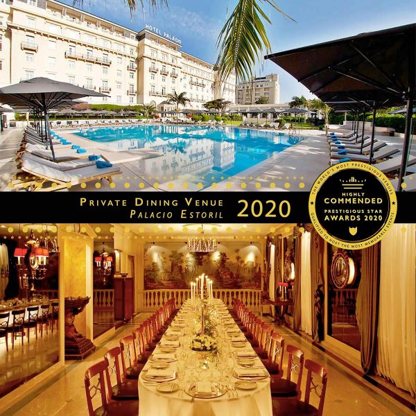 Private Dining Venue Highly Commended 2020, Palacio Estoril, Prestigious Star Awards