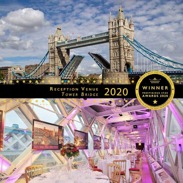 Reception Venue Winner 2020, Tower Bridge, Prestigious Star Awards