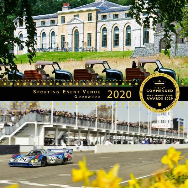 Sporting Event Venue Highly Commended 2020, Goodwood, Prestigious Star Awards
