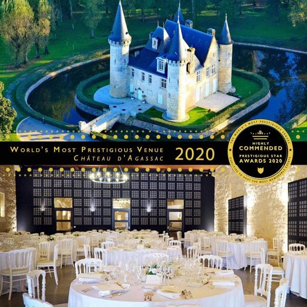 Worlds Most Prestigious Venue Highly Commended 2020, Chateau dAgassac, Prestigious Star Awards
