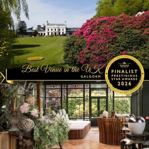 Best Venue in the UK Finalist 2026, Galgorm, Antrim, Prestigious Star Awards