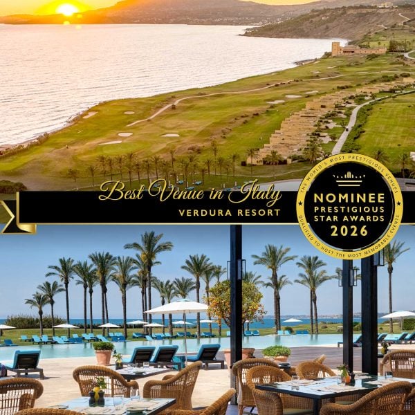 Best Venue in Italy Nominee 2026, Verdura Resort, Prestigious Star Awards