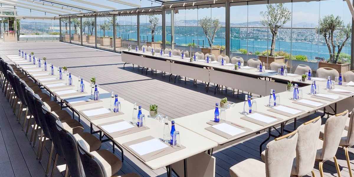 Bosphorus Terrace U düzen, CVK Park Bosphorus Hotel Istanbul, Prestigious Venues