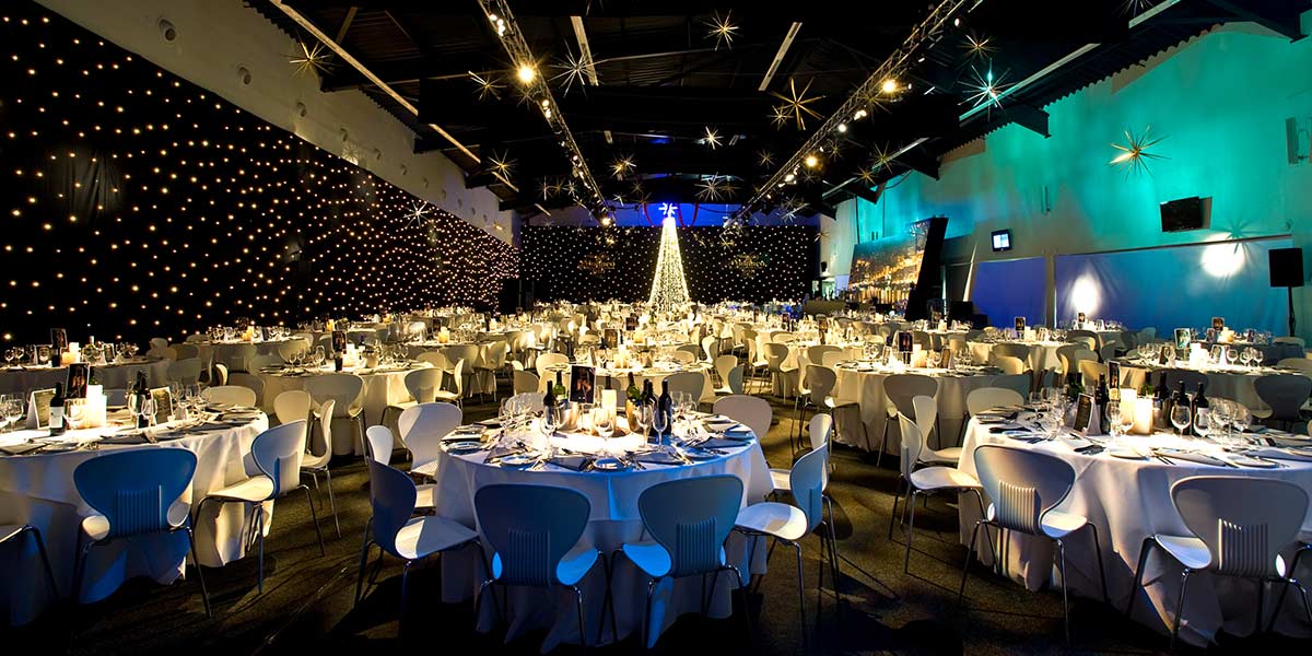 Hall 3, Gala Dinner Set Up, Exhibition, Silverstone, Prestigious Venues