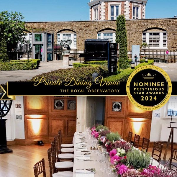 Private Dining Venue Nominee 2024, The Royal Observatory, Prestigious Star Awards