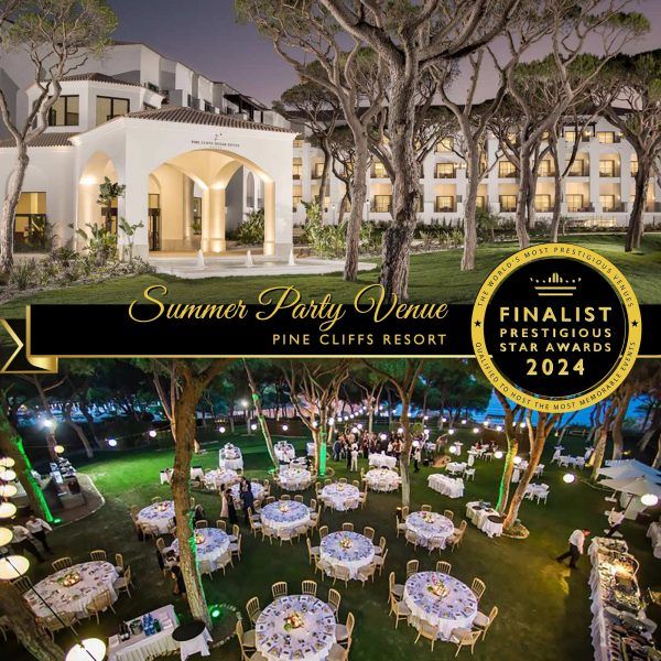 Summer Party Venue Finalist 2024, Pine Cliffs Resort, Prestigious Star Awards