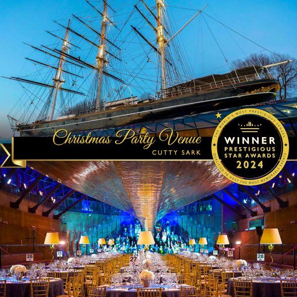 Christmas Party Venue Winner 2024, Cutty Sark, Prestigious Star Awards