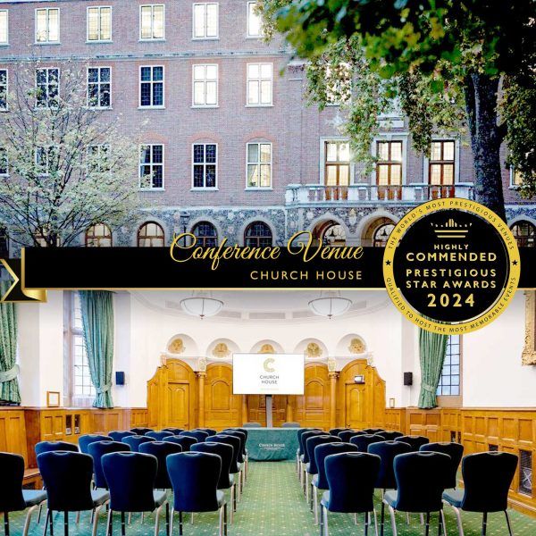 Conference Venue Highly Commended 2024, Church House, Prestigious Star Awards
