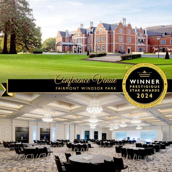 Conference Venue Winner 2024, Fairmont Windsor Park, Prestigious Star Awards
