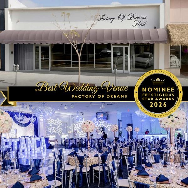 Best Wedding Venue Nominee 2026, Factory of Dreams, Prestigious Star Awards