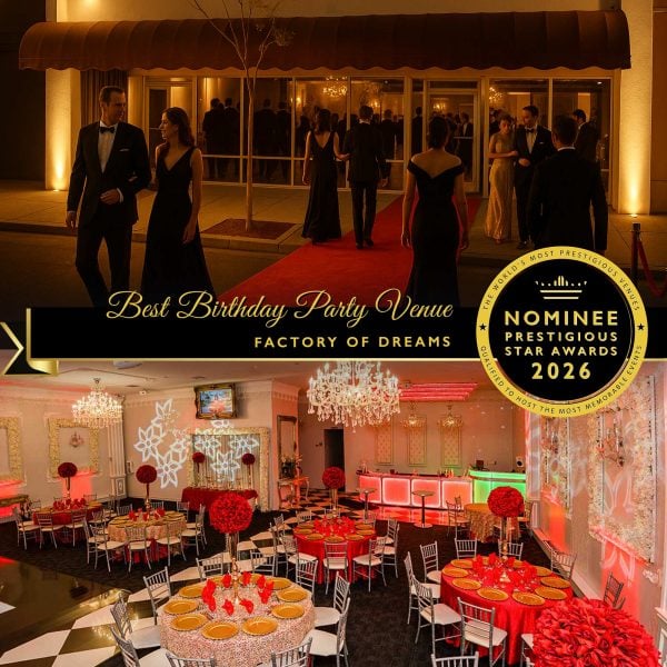 Best Birthday Party Venue Nominee 2026, Factory of Dreams, Prestigious Star Awards